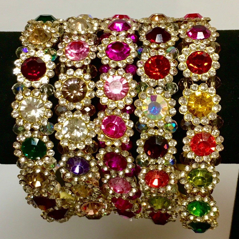 Handmade Bling Rhinestone Stretchy Bracelets 💎✨
